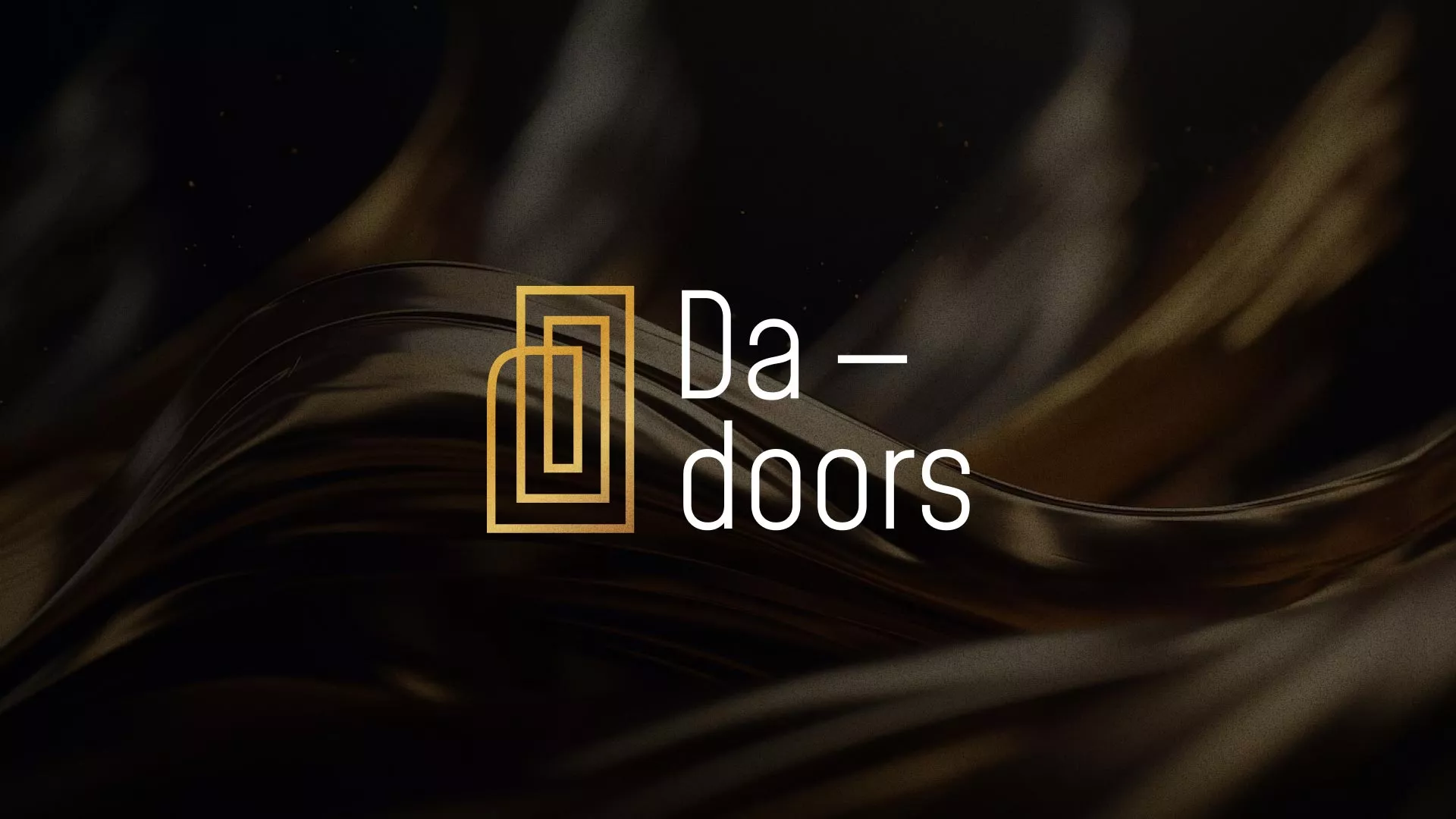 Разработка логотипа для компании «DA-DOORS» в Камышлове